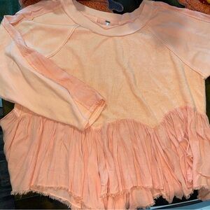 Free people sweater/blouse, Size medium, oversized